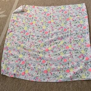 Francesca‘s fruit patterned infinity scarf NWT